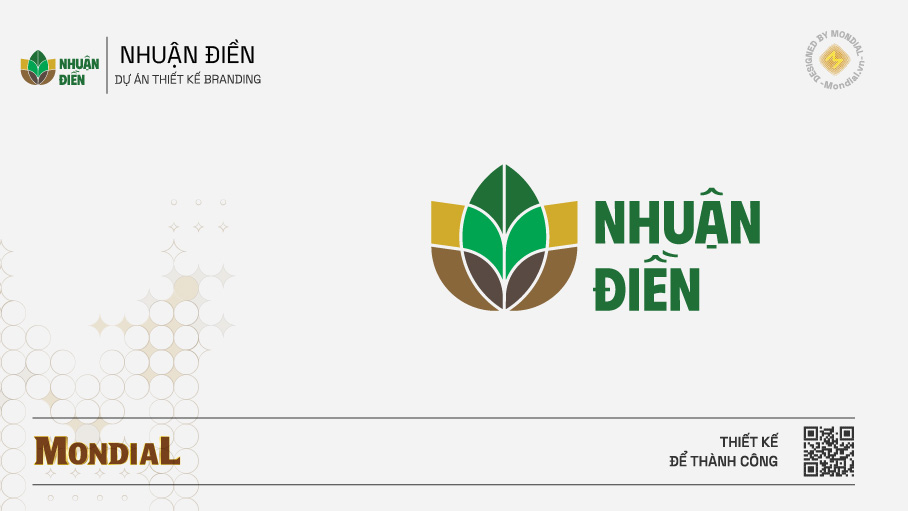Thiết kế logo thương hiệu Nhuận Điền